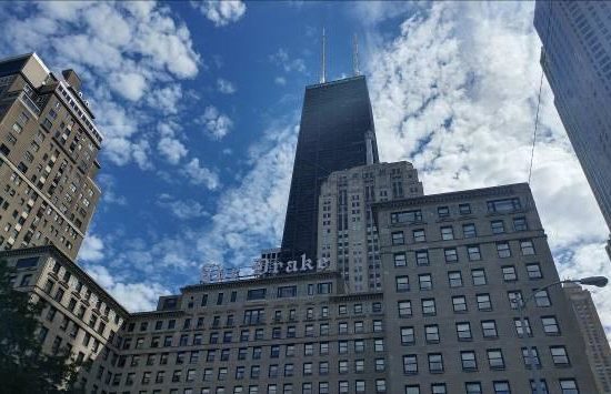 The Historic Drake Hotel, one of the iconic hotels on the Magnificent Mile in downtown Chicago