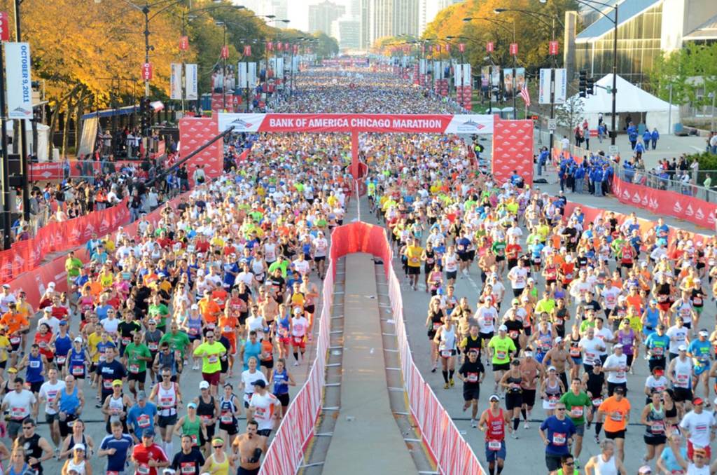 Chicago Marathon, photo courtesy Choose Chicago