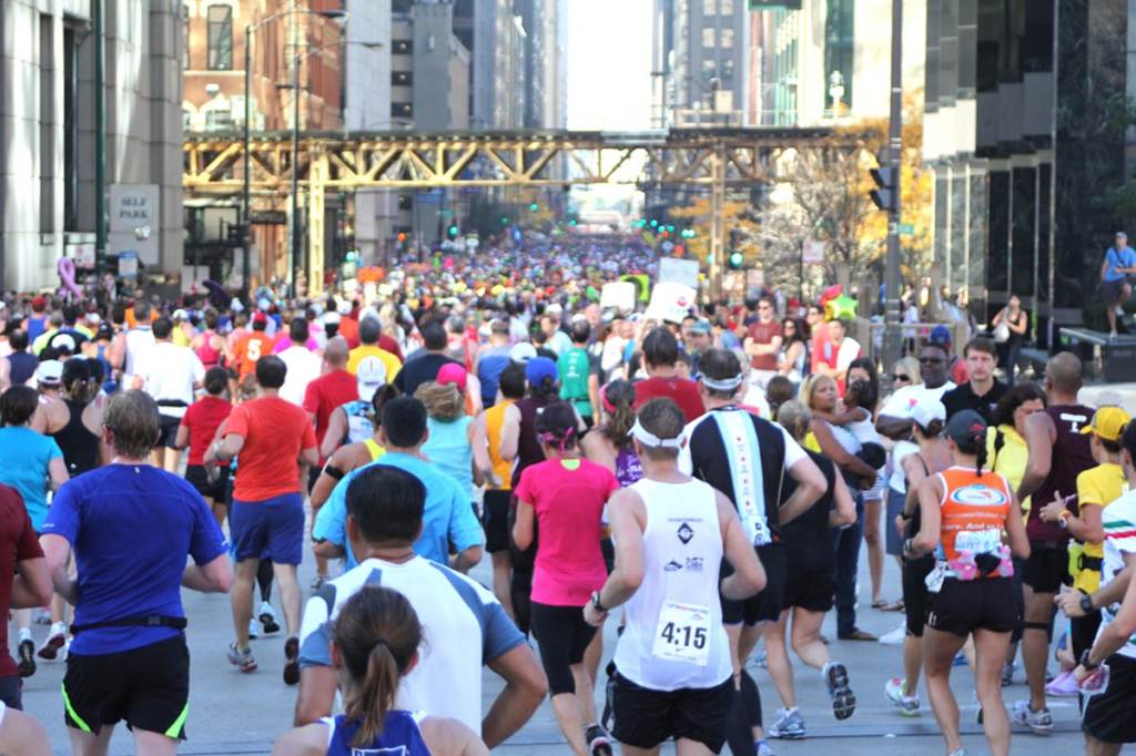 Chicago Marathon, photo courtesy Choose Chicago