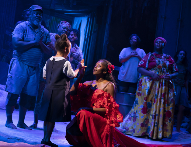 Ti Moune's Past and Future in Once On This Island (Photo by Joan Marcus)